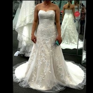 David’s Bridal wedding dress!